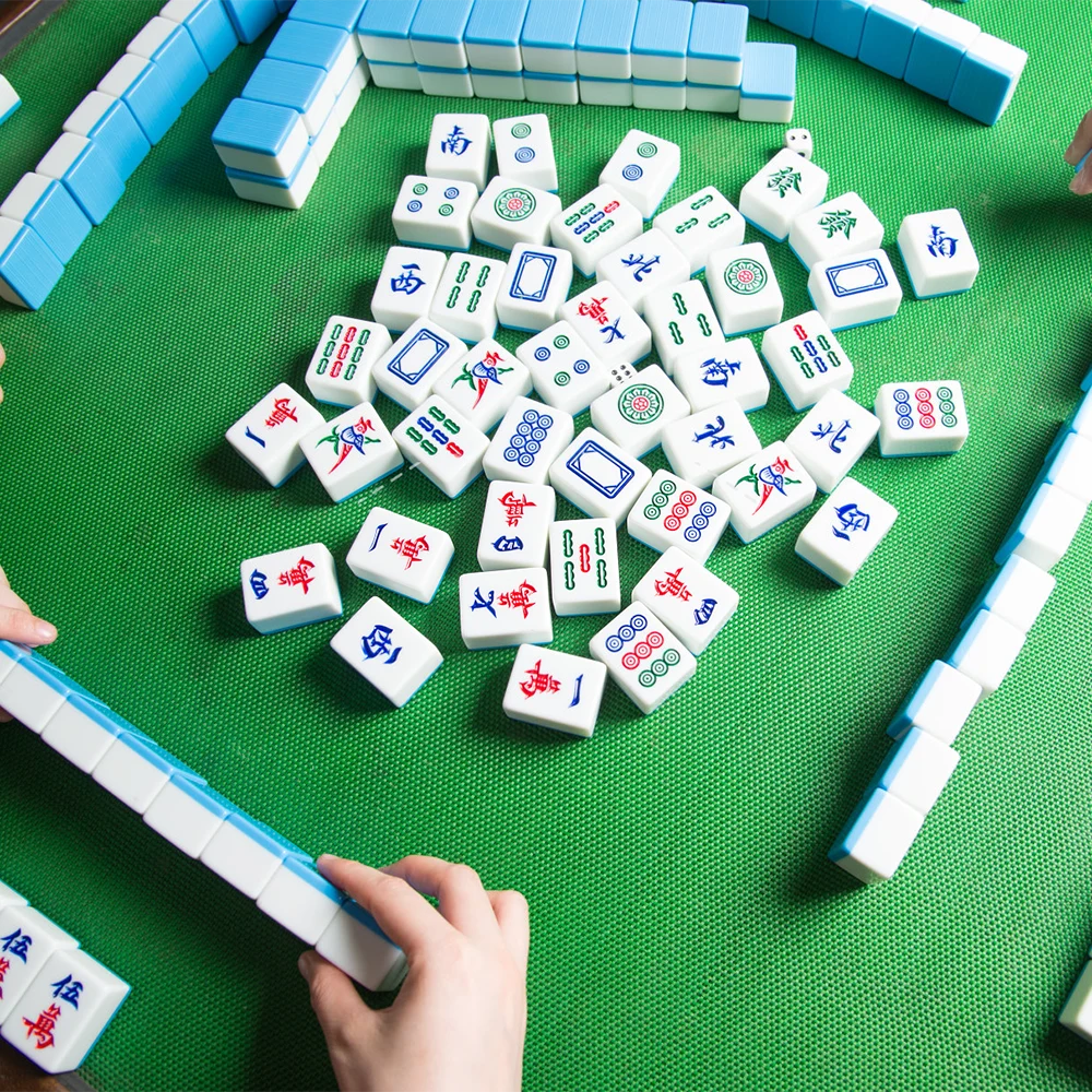 Mahjong játék.
