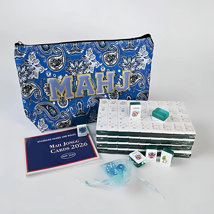 Blue Paisley amerikai Mahjong utazókészlet