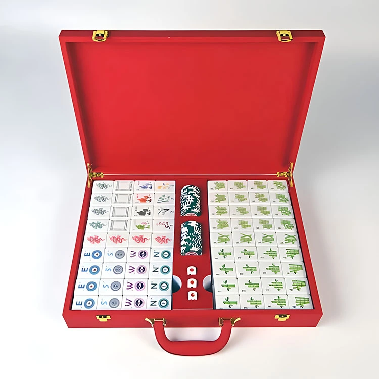 Red Charm Collection Mahjong készlet